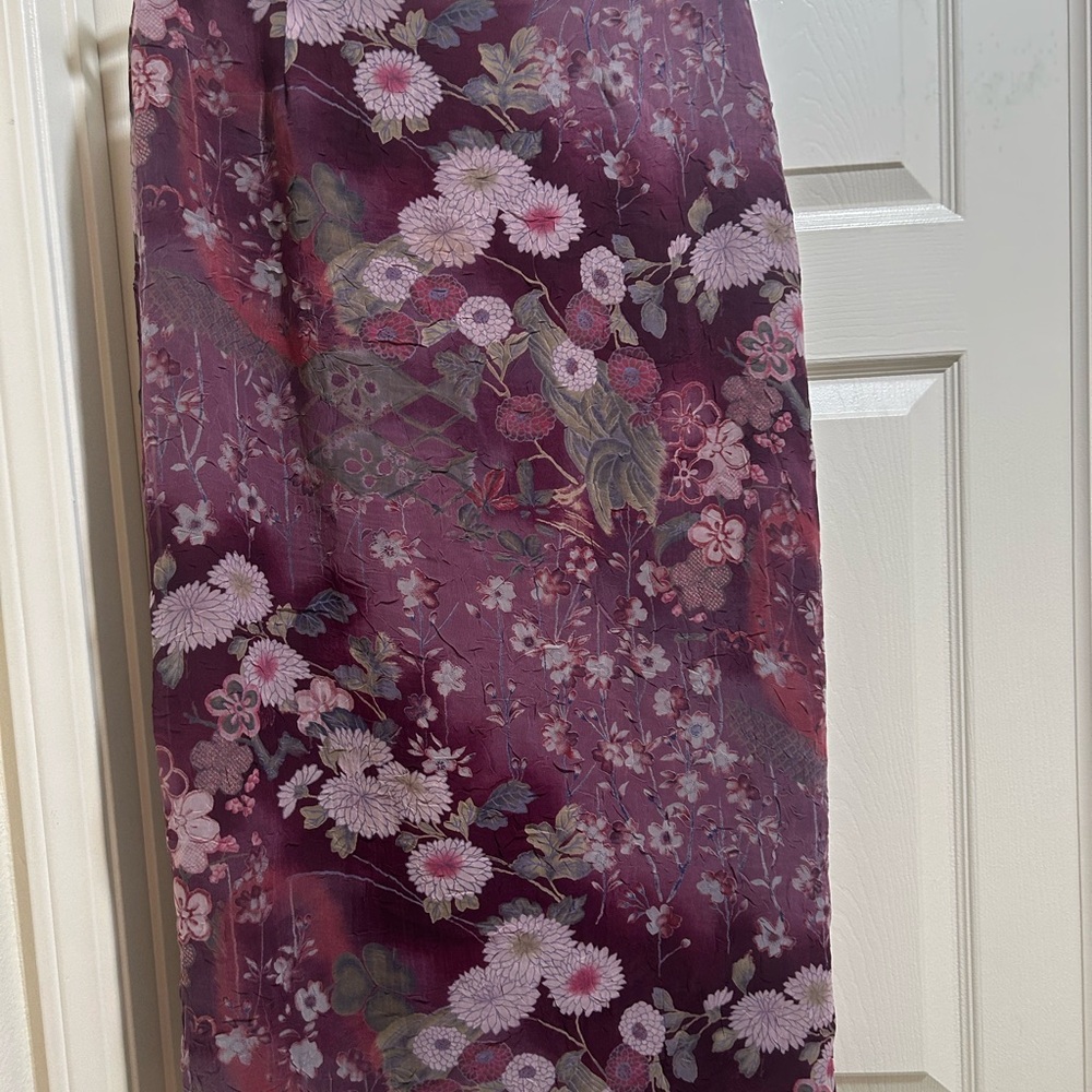 Clio Purple and Pink Floral Skirt